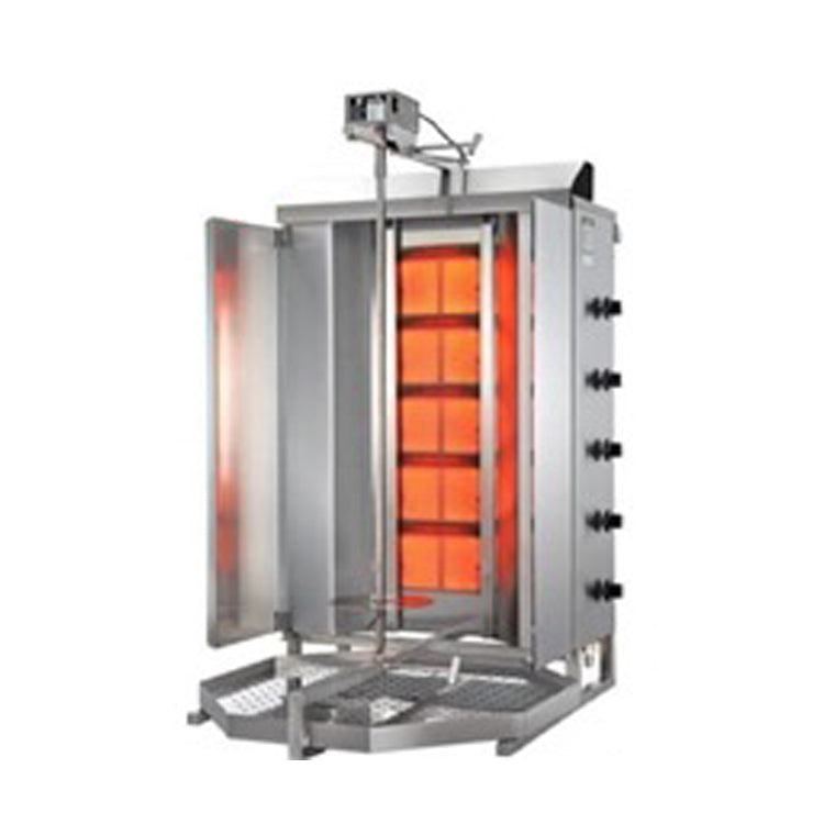 Potis GD5 Gas Shawarma Machine 120kg | Infrared Dual Burner Doner Kebab Grill 17.5kW | Made in Germany