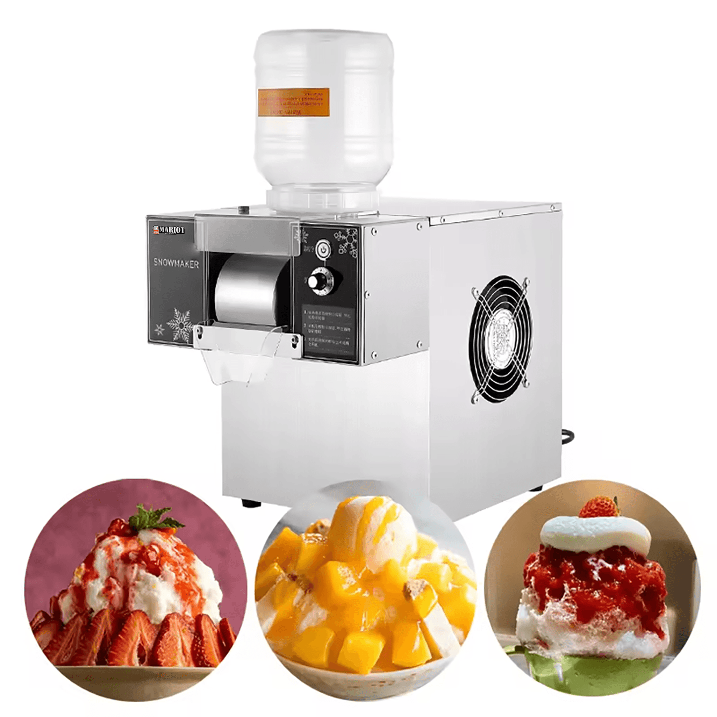Digital Control Commercial Snowflake ice machine for Snack Bar Ice Cream Shop