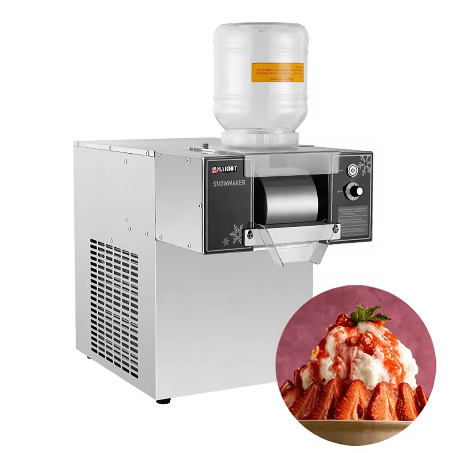 Digital Control Commercial Snowflake ice machine for Snack Bar Ice Cream Shop