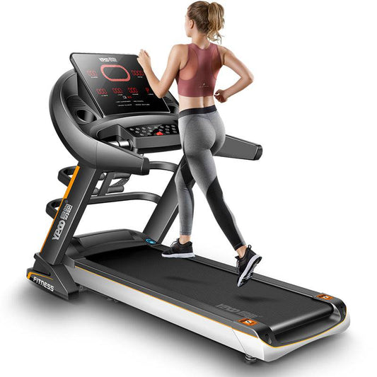 COOLBABY PBJ24 Powerful 2.5 HP Treadmill with Auto Incline, 15.6'' Touchscreen, and Bluetooth Speaker - Ideal for Serious Runners - COOLBABY